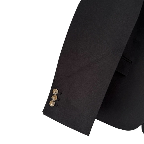 J. Crew ** Black Classic Cotton-blend two-button blazer BP095 NEW Minimalist - Picture 4 of 16